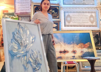 بەفرین ئیبراھیم: لە کوردستان گرنگی بە ھونەرە جوانەکان وەک شێوەکاری و پەیکەرتاشی نادرێت