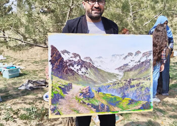 بنار پیرداود: سروشتی کوردستان زیاتر لە تابلۆکانم دا رەنگی داوەتەوە