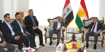 دیداری «سەلام رشدی» له‌ تاران له‌گه‌ڵ شاندی یەکێتی هاوردە و ناردنکارانی هەرێمی کوردستان لقی هەولێر